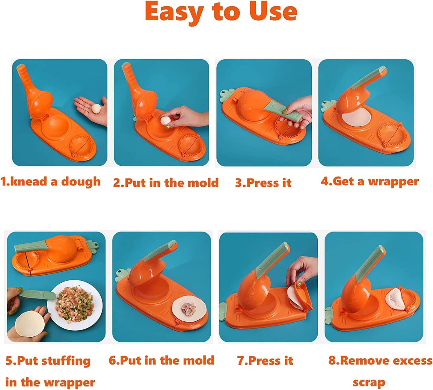 2in1 Dumpling Maker (Green)