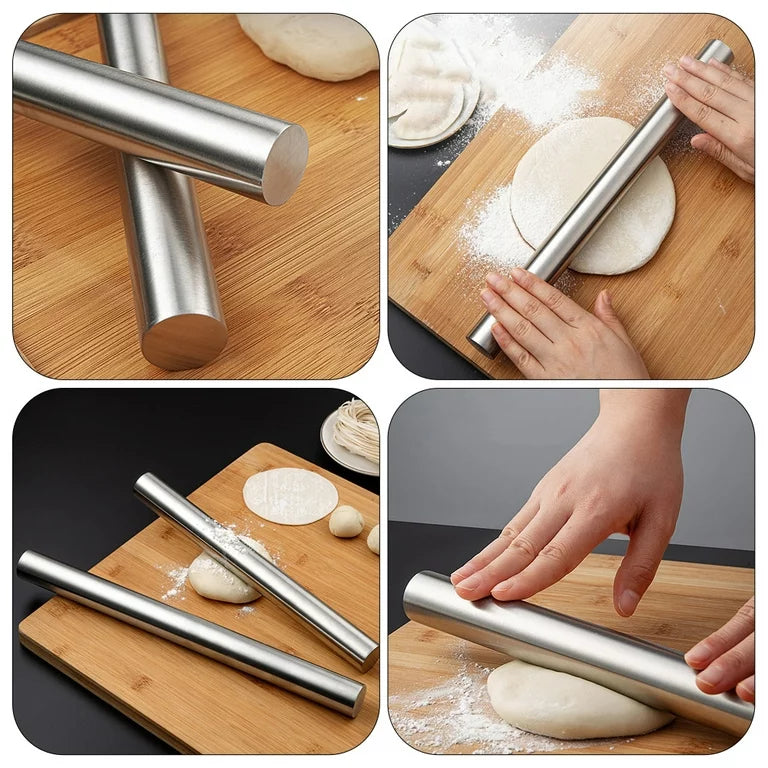 3-Pcs SS Rolling Pins