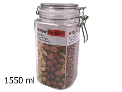 3-Pcs Plastic Seal Jars