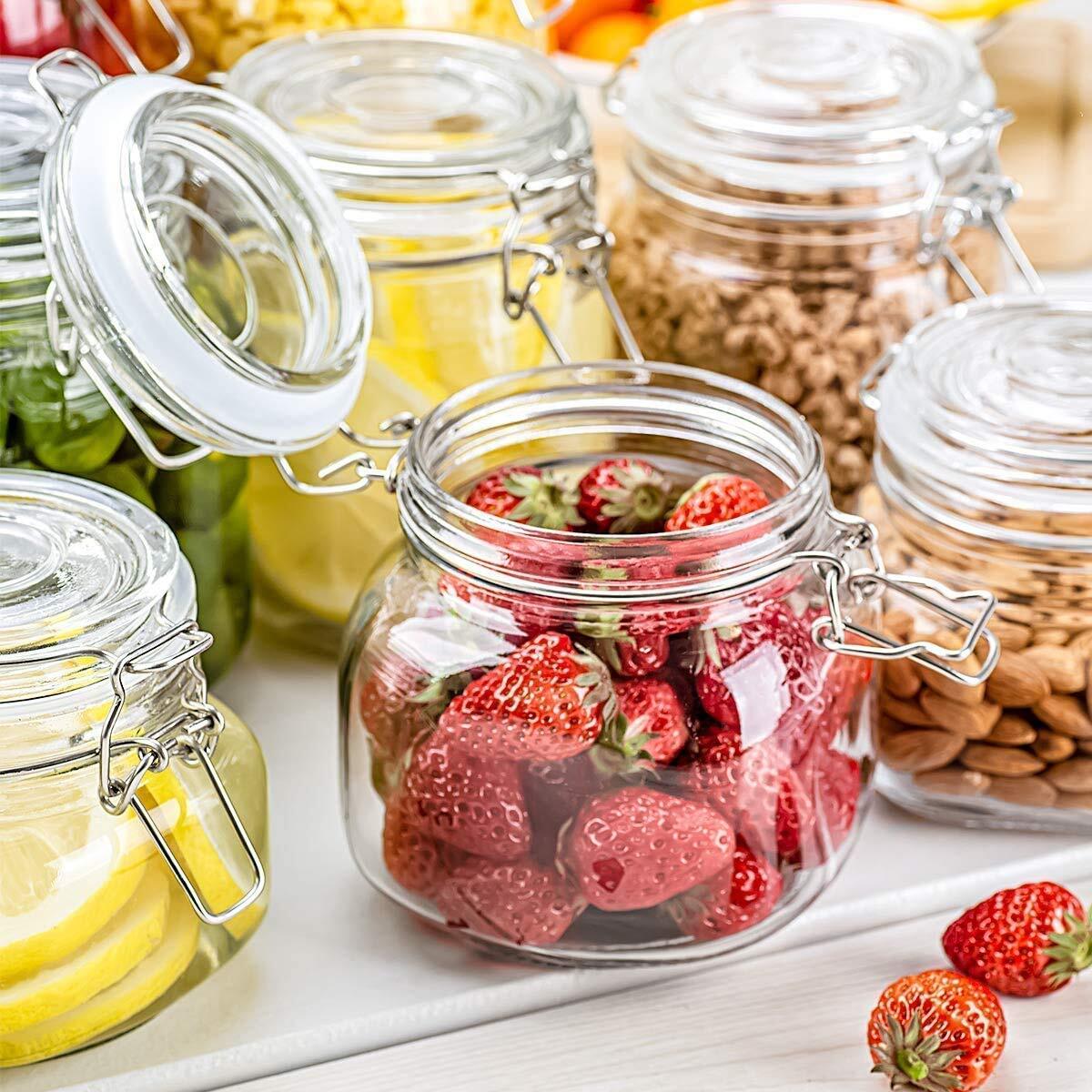 3-Pcs Plastic Seal Jars