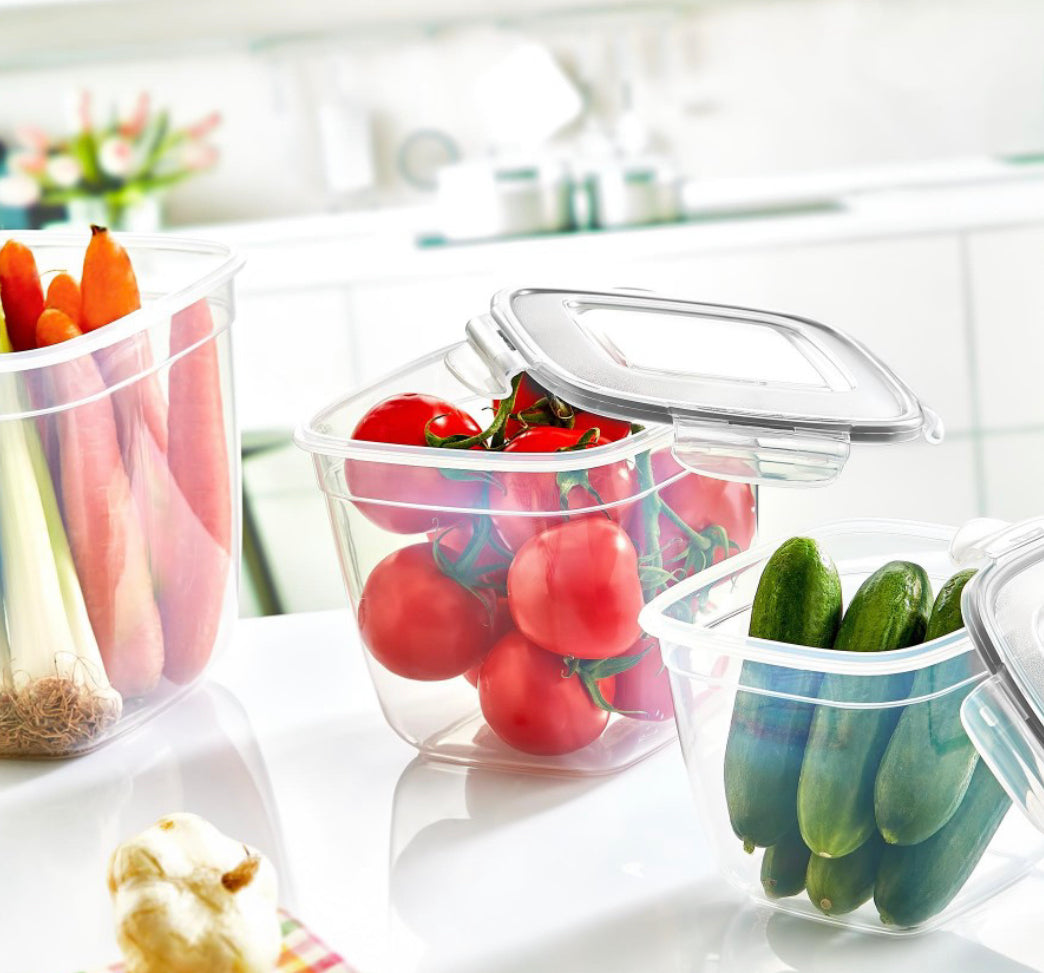 3-Pcs Deep Square Containers (LC-360)
