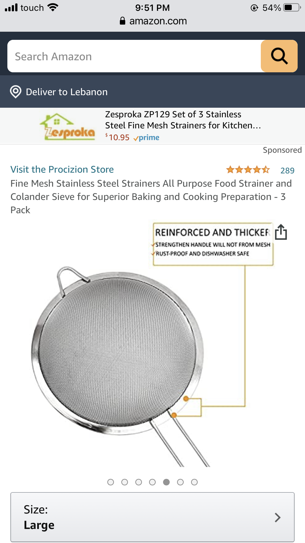 3-Pcs Strainer Set (Medium)