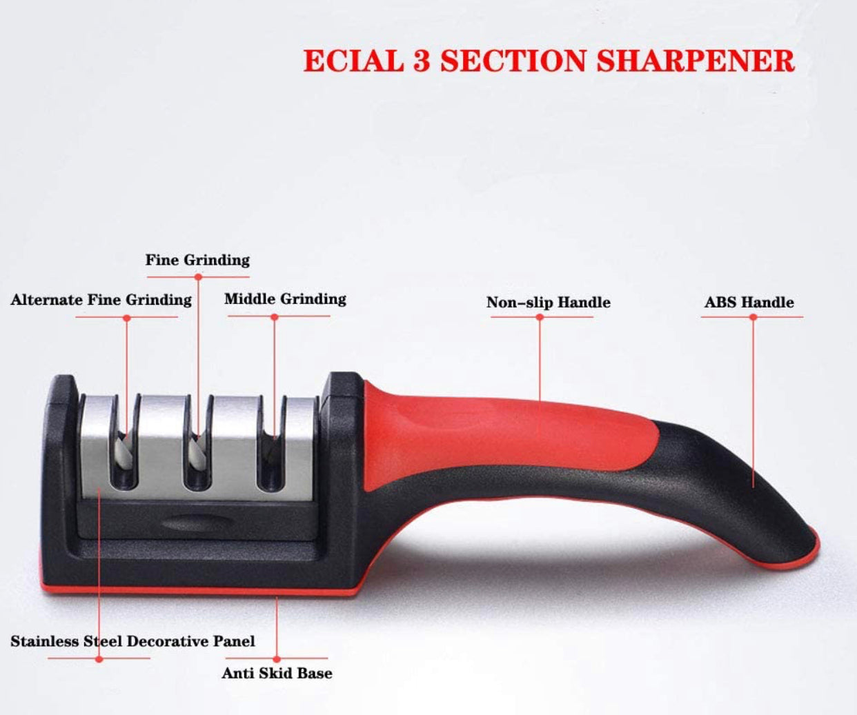 3-Slots Knife Sharpener