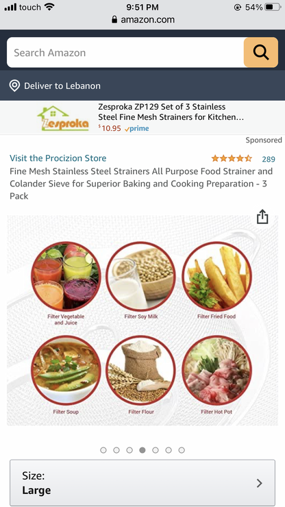 3-Pcs Strainer Set (Medium)