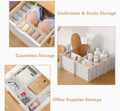 4-Pcs Drawer Dividers