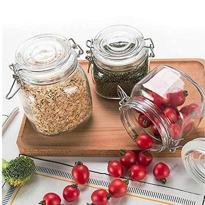 3-Pcs Plastic Seal Jars