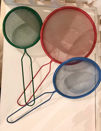3-Pcs Colorful Strainers