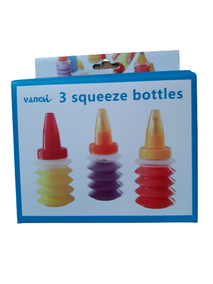 3-Pcs Squeeze Bottles