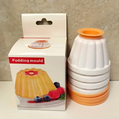 4-Pcs Pudding Molds