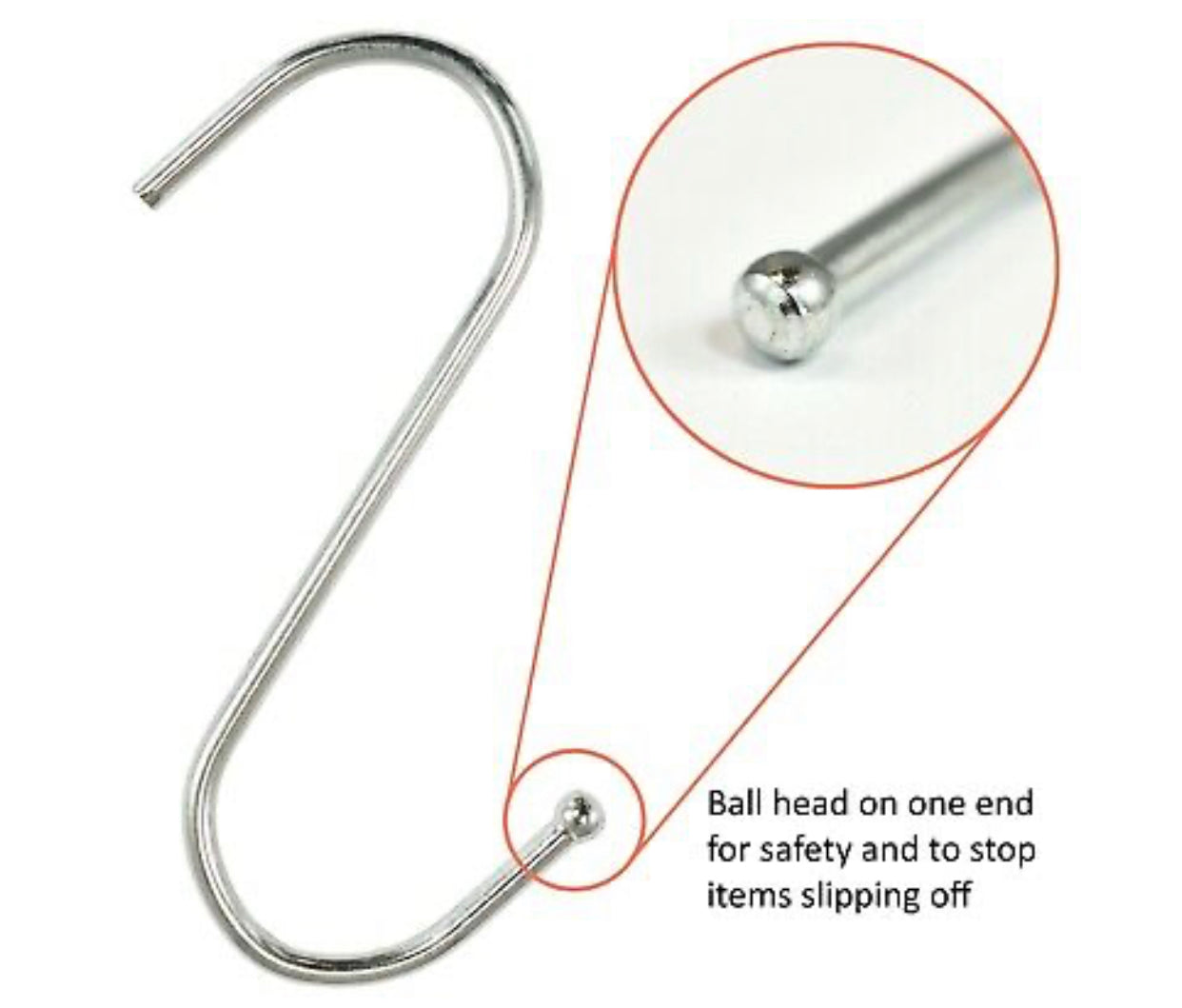 4-Pcs S-Hook