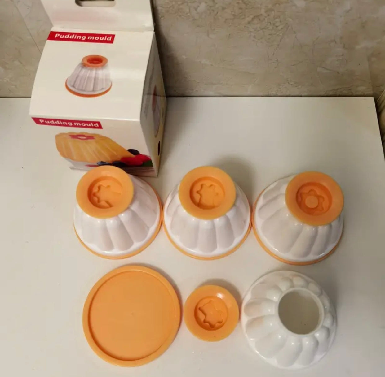 4-Pcs Pudding Molds