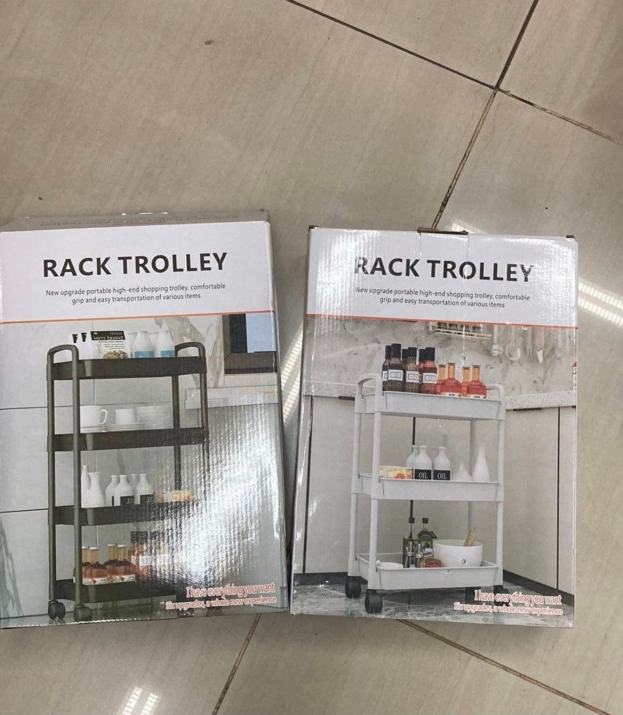 4-Tier Rack Trolley