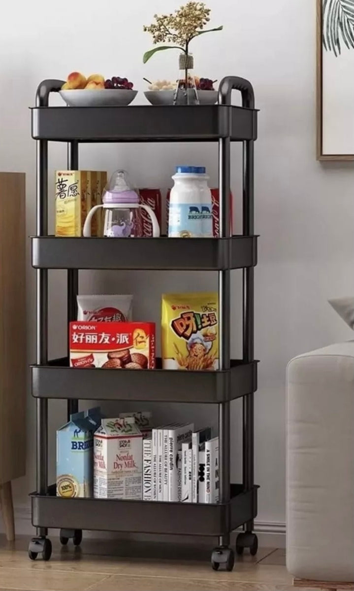 4-Tier Rack Trolley