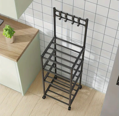 5-Layer Hook Rack (white)