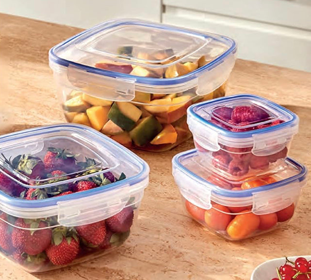 4-Pcs Square Containers (LC-305)