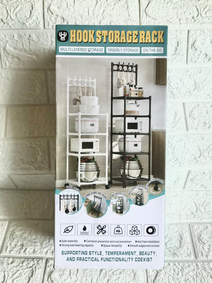 5-Layer Hook Rack (white)