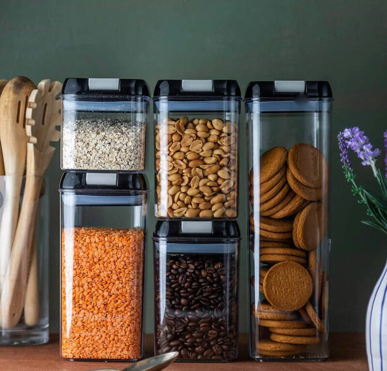 5-Pcs Food Containers