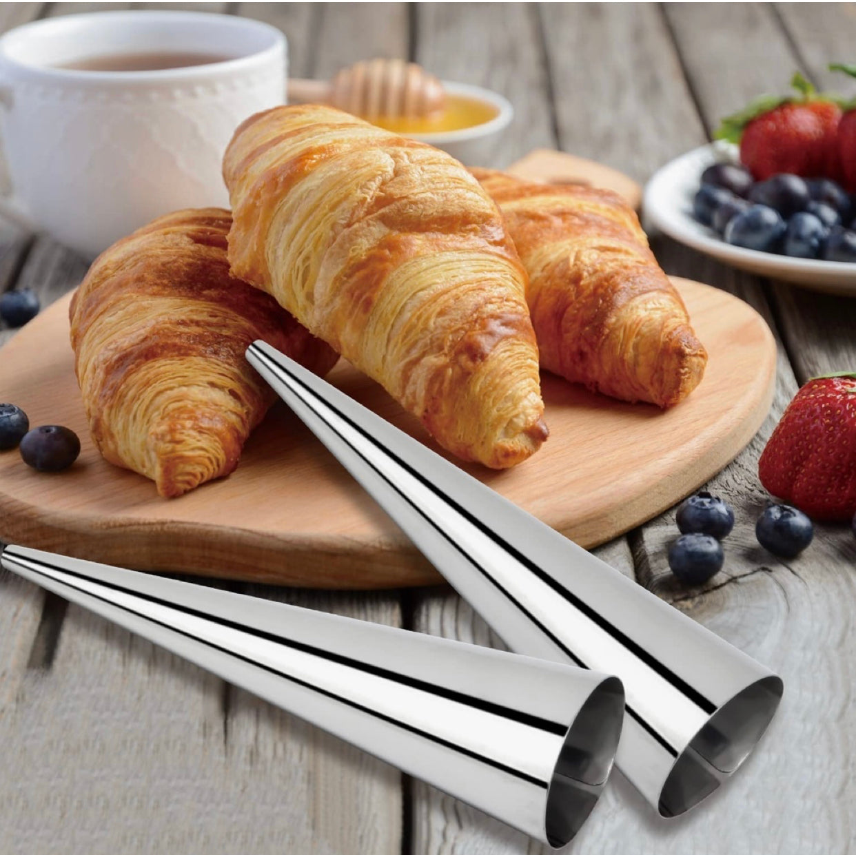 4-Pcs Cannoli Molds