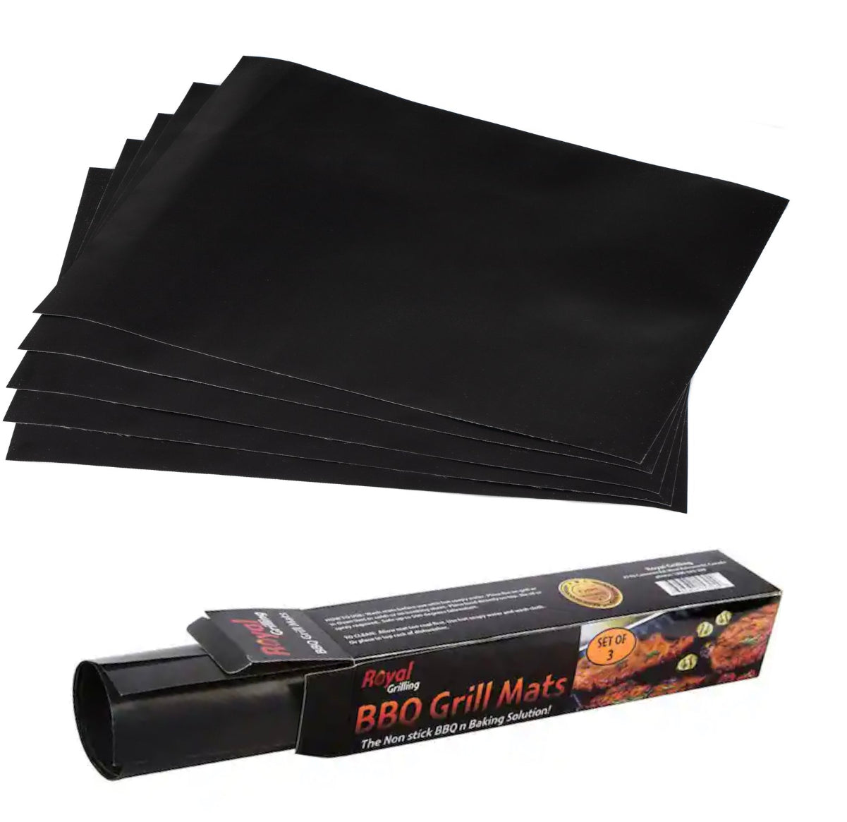 5-Pcs BBQ Mats