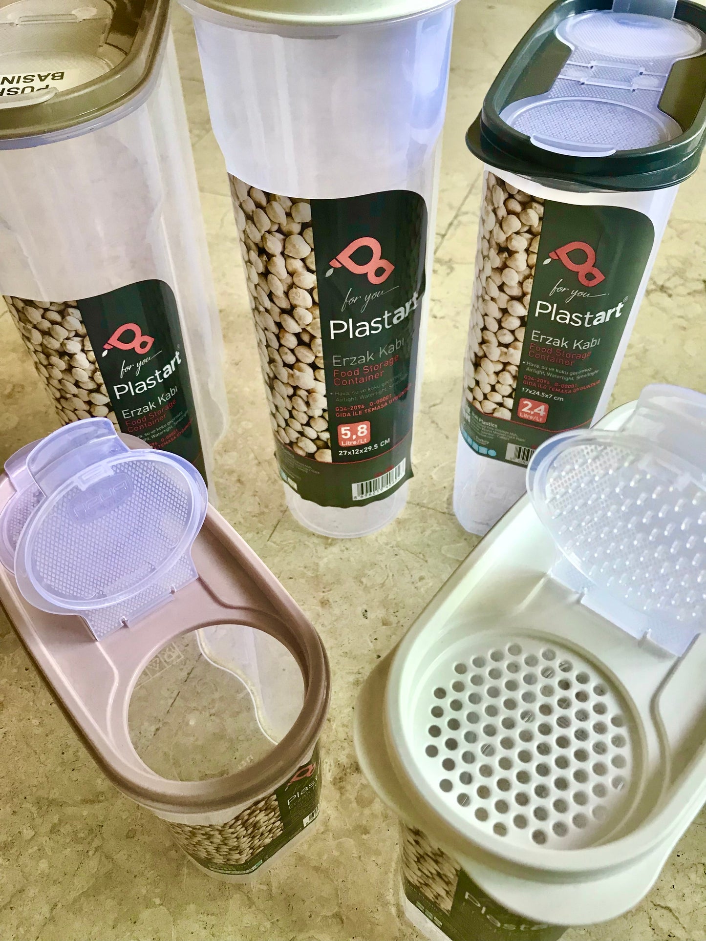 5-Pcs Food Containers
