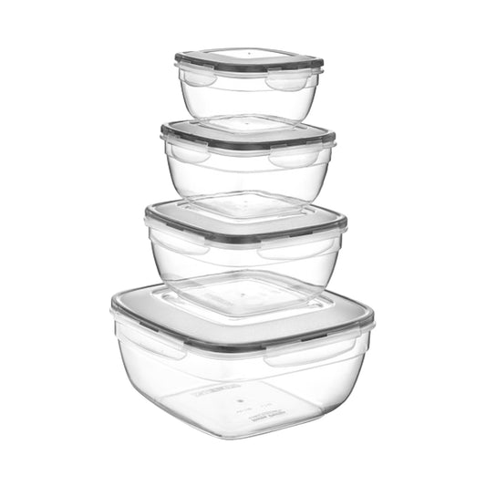 4-Pcs Square Containers (LC-305)