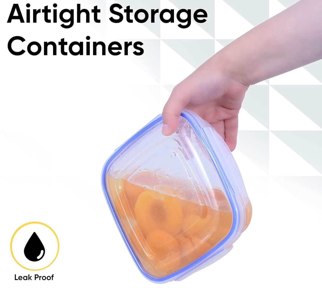 4-Pcs Square Containers (LC-305)
