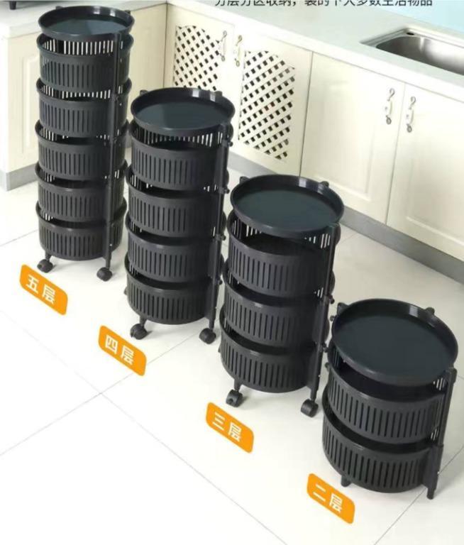 5-Tier Rotating Basket