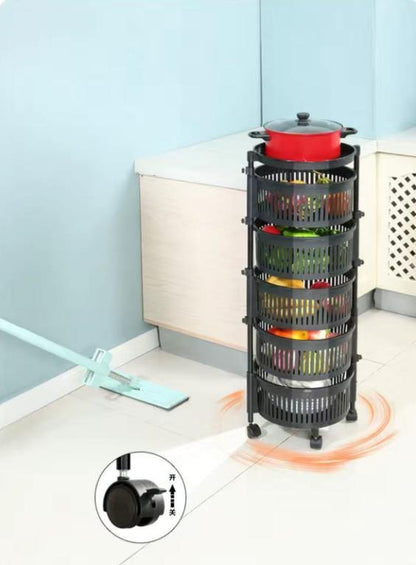 5-Tier Rotating Basket