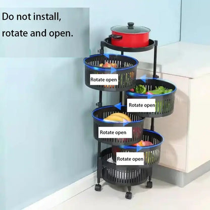 5-Tier Rotating Basket