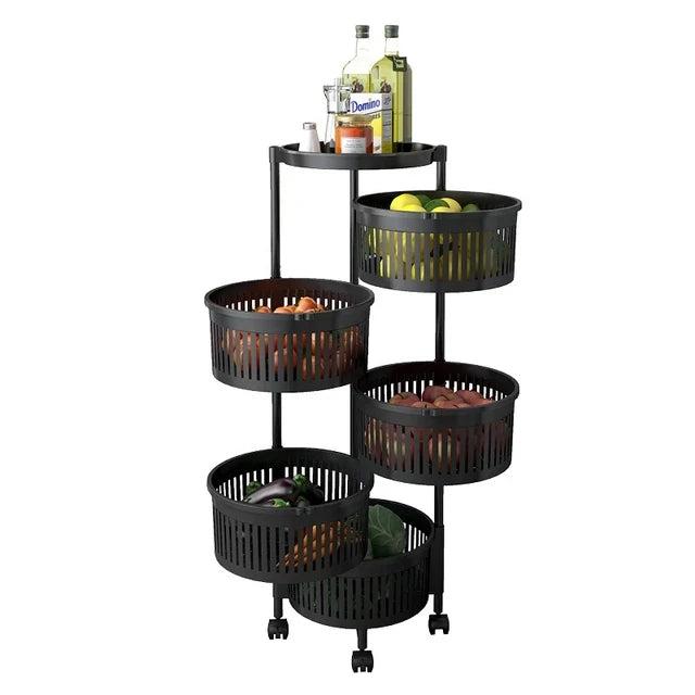 5-Tier Rotating Basket