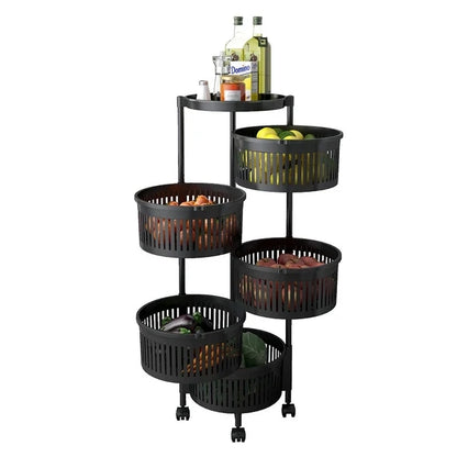 5-Tier Rotating Basket