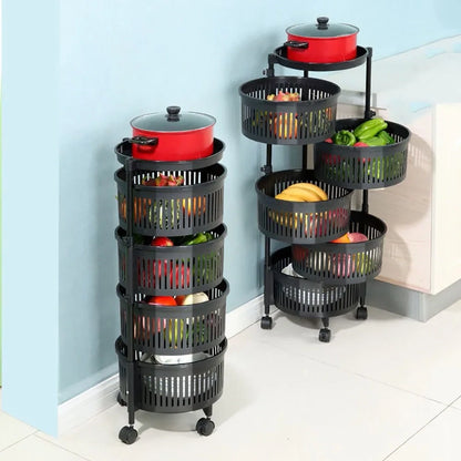 5-Tier Rotating Basket