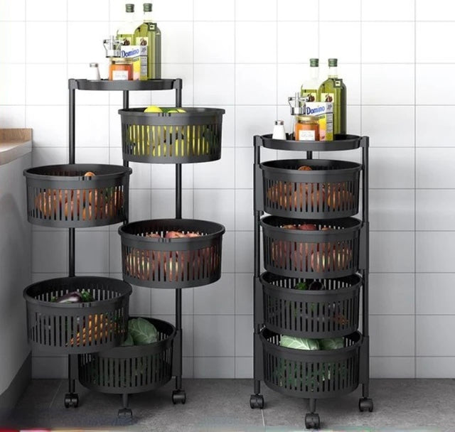 5-Tier Rotating Basket