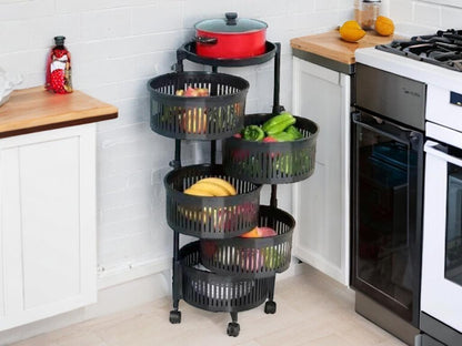 5-Tier Rotating Basket