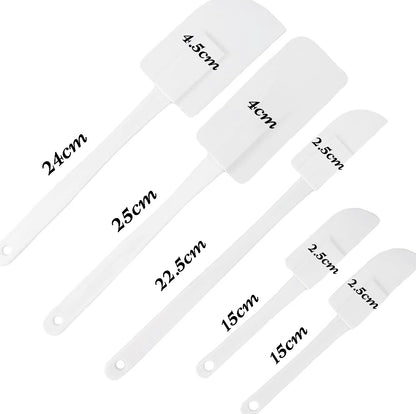 5-Pcs Plastic Spatula