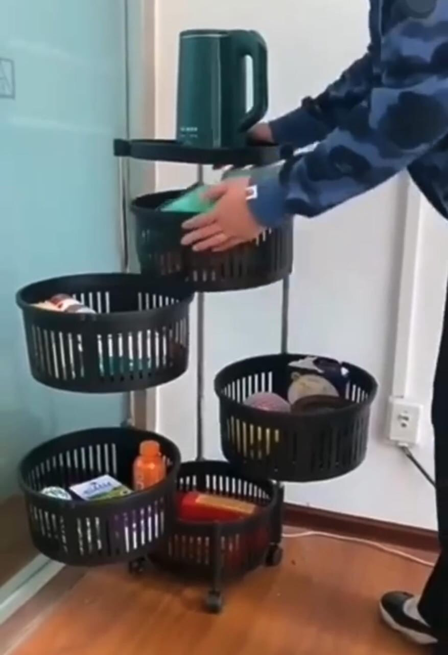 5-Tier Rotating Basket