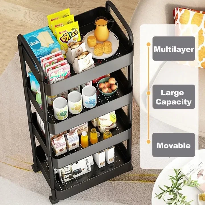 4-Tier Rack Trolley