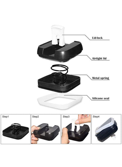 5-Pcs Food Containers