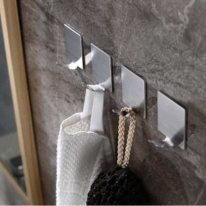 4-Pcs Stick-On Hooks