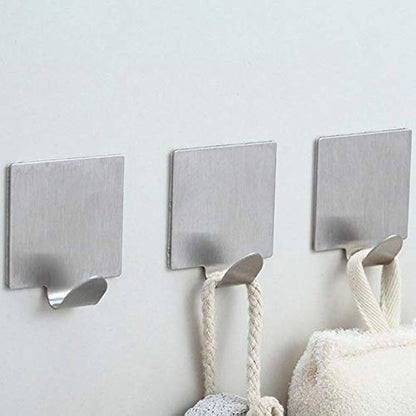 4-Pcs Stick-On Hooks