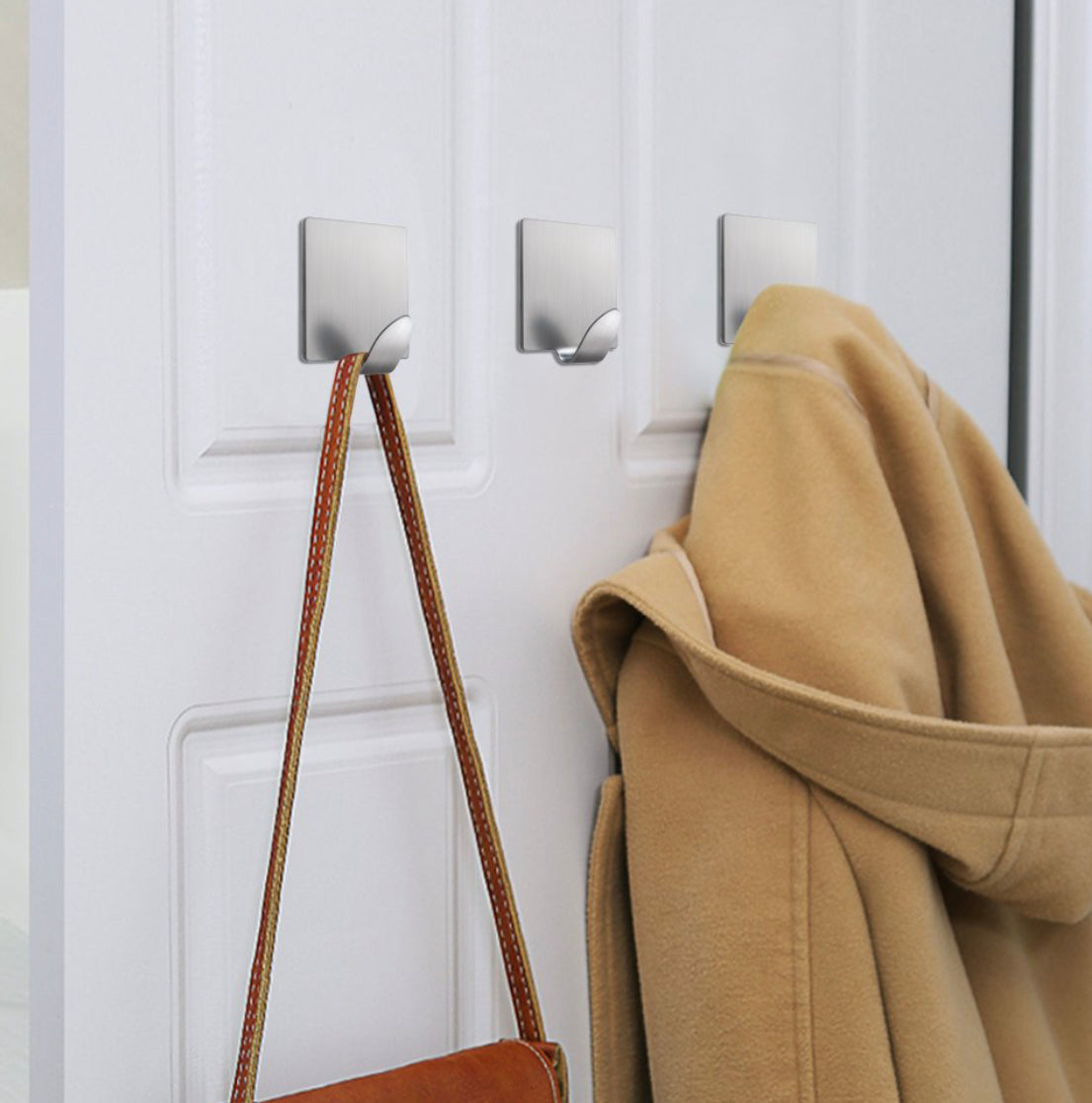4-Pcs Stick-On Hooks