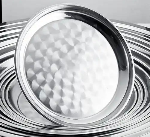 4-Pcs Round Trays