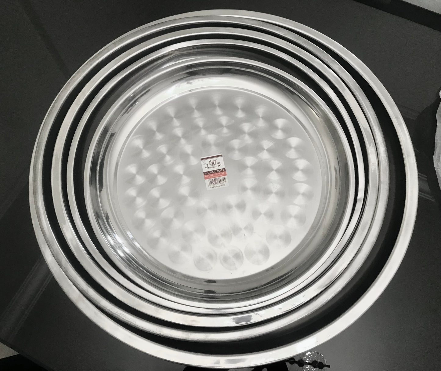 4-Pcs Round Trays