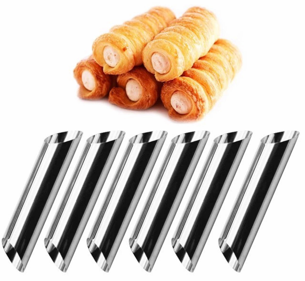 6-Pcs Cream Cones