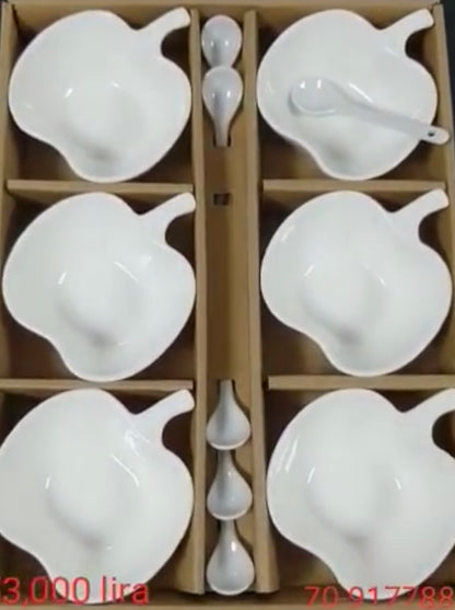 6-Pc Bowls w/Spoons