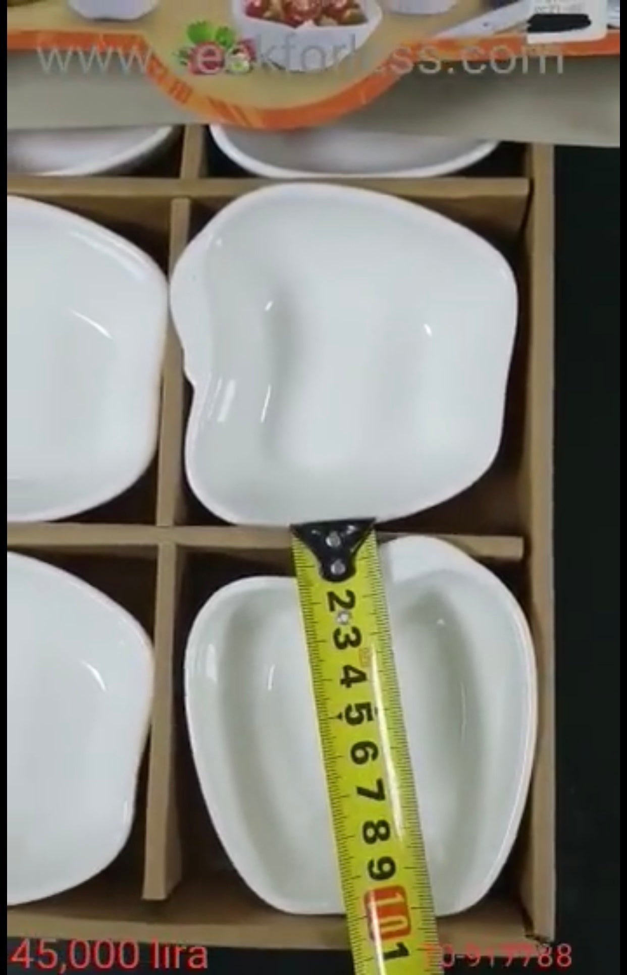 6-Pcs Porcelain Bowls