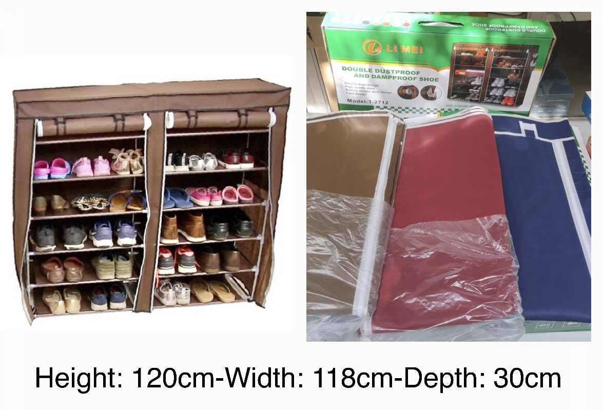 6-Tier Double Shoe Rack