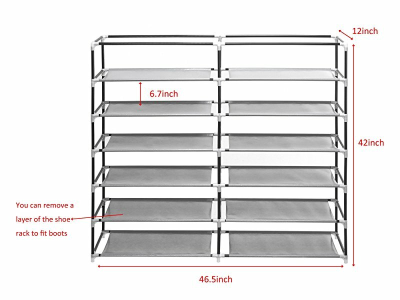 6-Tier Double Shoe Rack