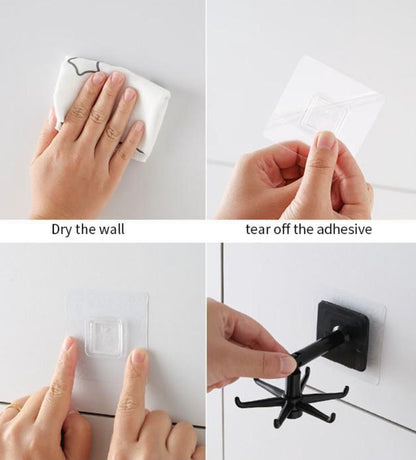 Adhesive Rotating Hook