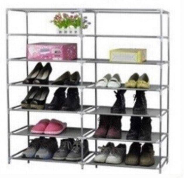 6-Tier Double Shoe Rack